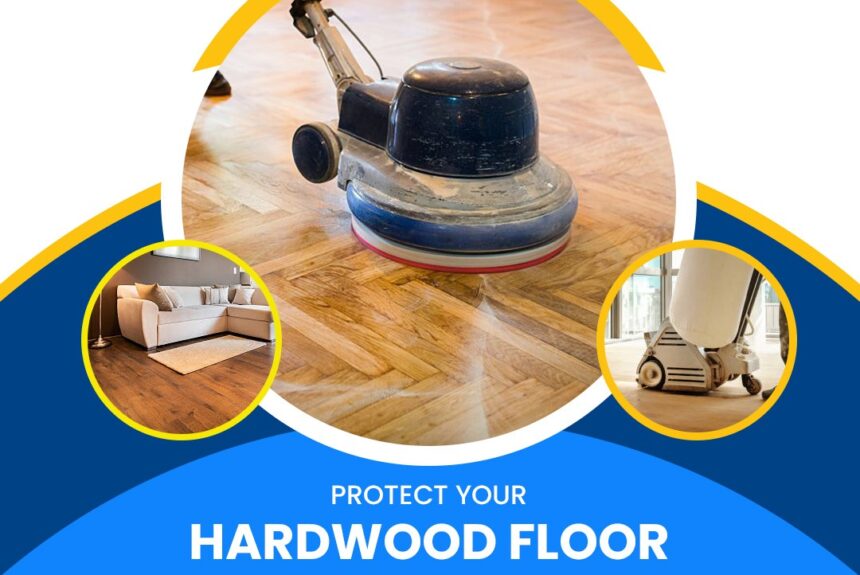Protect your hardwood floor from salt and sand in the winter