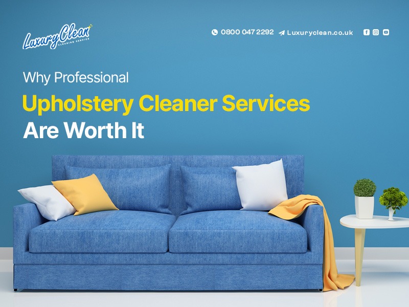 Why Professional Upholstery Cleaner Services Are Worth It